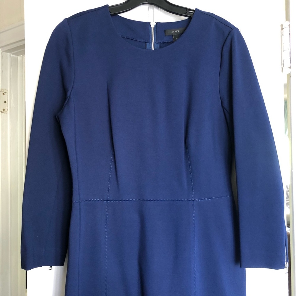J Crew Royal Blue Shift Dress NWOT